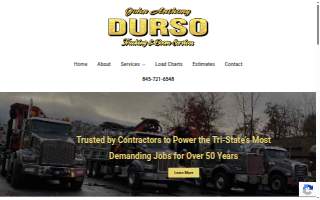 Durso Trucking Services Inc website