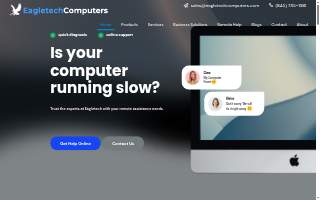 Eagletech Computers website