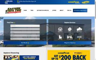 Eastern State Tire website