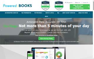 Powered Books of Clarkstown website