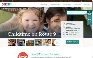 Childtime on Route 9 website