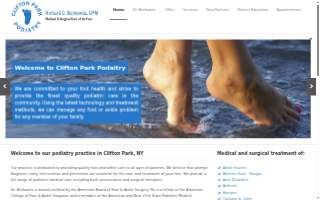 Clifton Park Podiatry - Richard C Berkowitz DPM website
