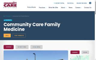 Community Care Family Medicine website
