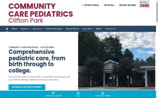 Community Care Pediatrics - Clifton Park website