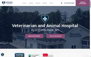 Cornerstone Veterinary Hospital of Clifton Park website