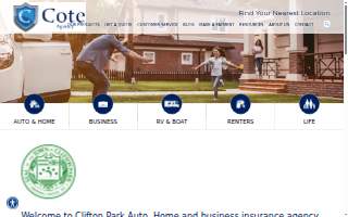 Cote Insurance Agency website