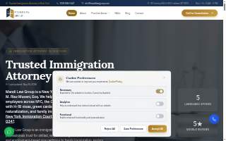 Mandi Law Group website
