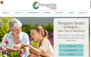 Peregrine Senior Living at Clifton Park website