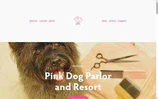 Pink Dog Parlor website