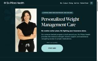 Six Pillars Health PLLC of Clifton Park website