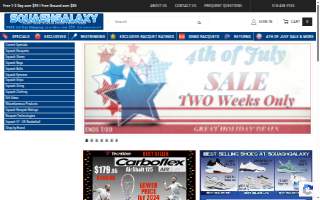 SquashGalaxy website