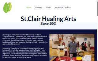 StClair Healing Arts website
