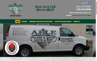 Able Glass & Door Inc website
