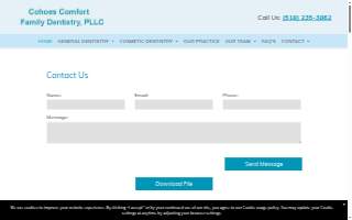 Comfort Family Dentistry, PLLC website