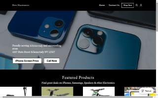 Drix Electronics & Phone Repairs website