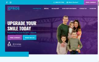 Efros Orthodontics - Troy of Cohoes website