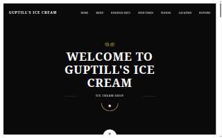 Guptill's Ice Cream website