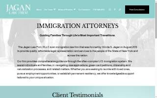 Jagan Law Firm, PLLC (Upstate Location) of Cohoes website