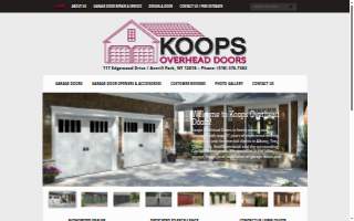 Koops Overhead Doors of Cohoes website