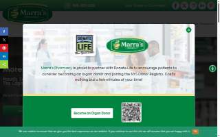 Marra's Pharmacy website