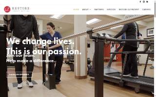 Restore Therapy website