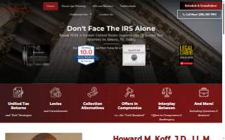 The Koff Law Firm, PLLC of Cohoes website