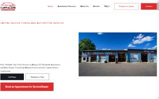 Capitaland Auto Service and Towing inc website