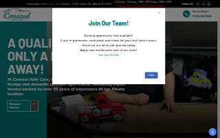 Consaul Auto Care website