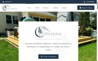 DiSanto's Contracting website