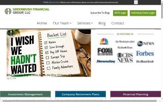 Greenbush Financial Group website