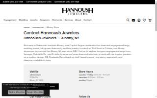 Hannoush Jewelers website
