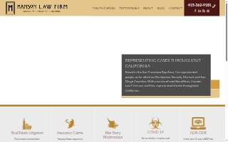 Hanson Law Firm, P.C. of Colonie website
