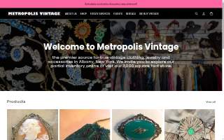 Metropolis Vintage of Colonie website