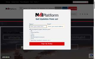 NAI Platform of Colonie website