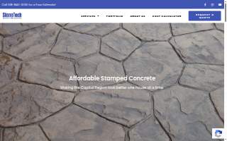 StoneTech of Albany website