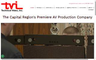 Technical Video Inc of Colonie website