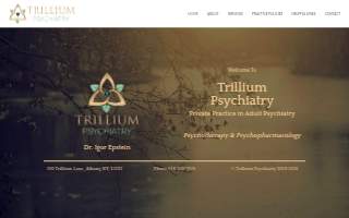 Trillium Psychiatry, PLLC of Colonie website