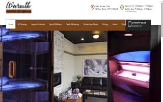 Warmth Sun Spa website