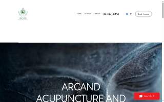 Arcand Acupuncture Integrated Medicine and Wellness website