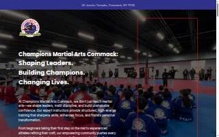 Commack Champions Martial Arts website