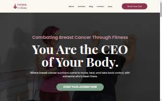 Foobs and Fitness website