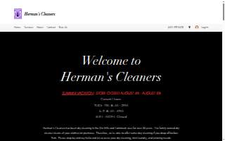 Herman's Cleaners website
