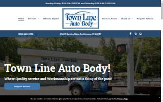 Town Line Auto Body of Commack website