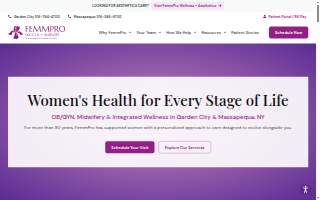 FemmPro OB/GYN & FemmPro MIDWIFE website