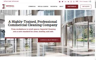 Imperial Cleaning website