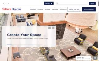 Milburn Flooring of Copiague website