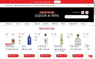 Strongisland liquor & wine website