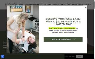 Corrective Chiropractic of Coram website