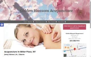 Golden Blossom Acupuncture website