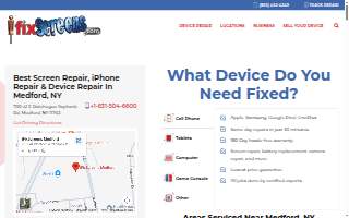 iFixScreens Medford of Coram website